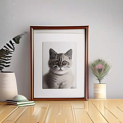 Better picture of a cat but still not perfect.
